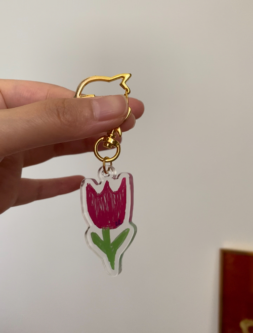 tulip ee_ key ring